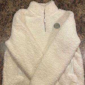 Ivory Ella Sherpa Jacket